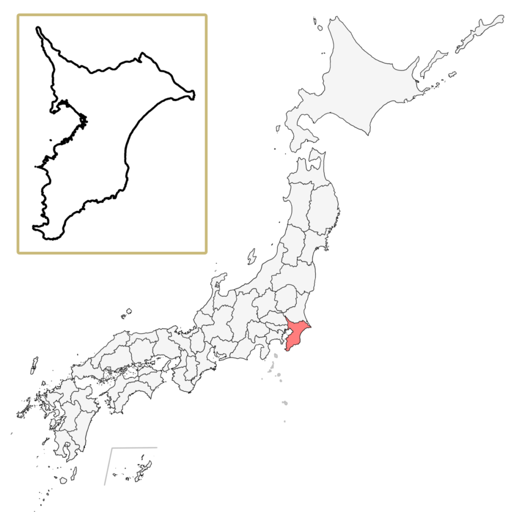 日本 千葉県 地図