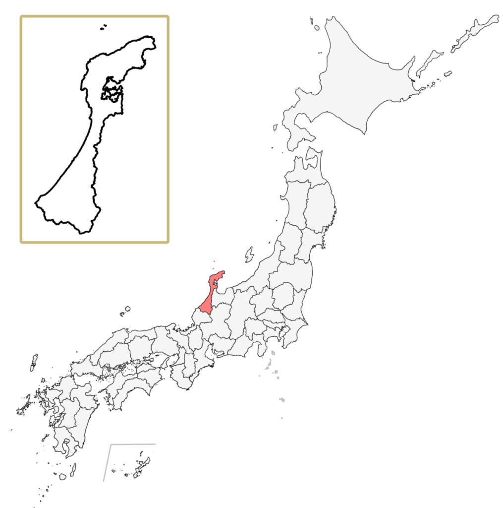 日本 石川県 地図