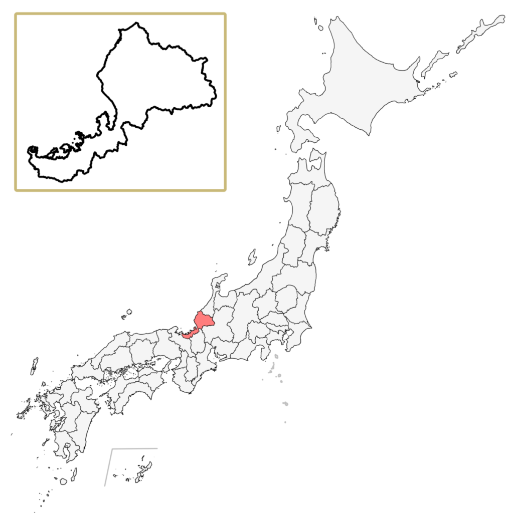 日本 福井県 地図