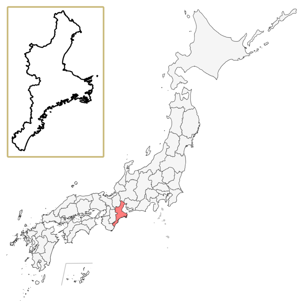 日本 三重県 地図