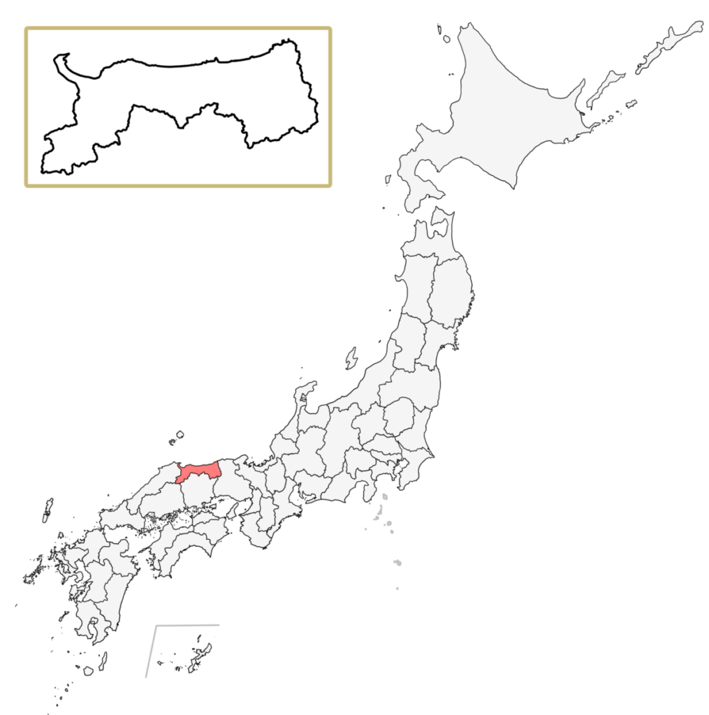 日本 鳥取県 地図