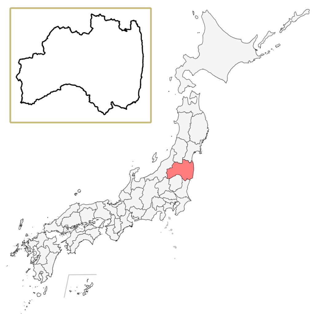 日本 福島県 地図