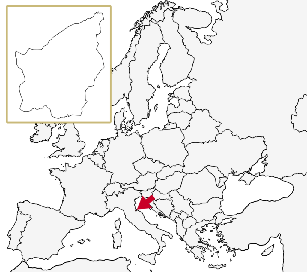 ヨーロッパ 白地図 サンマリノ