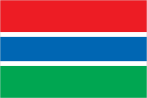 ガンビア 国旗