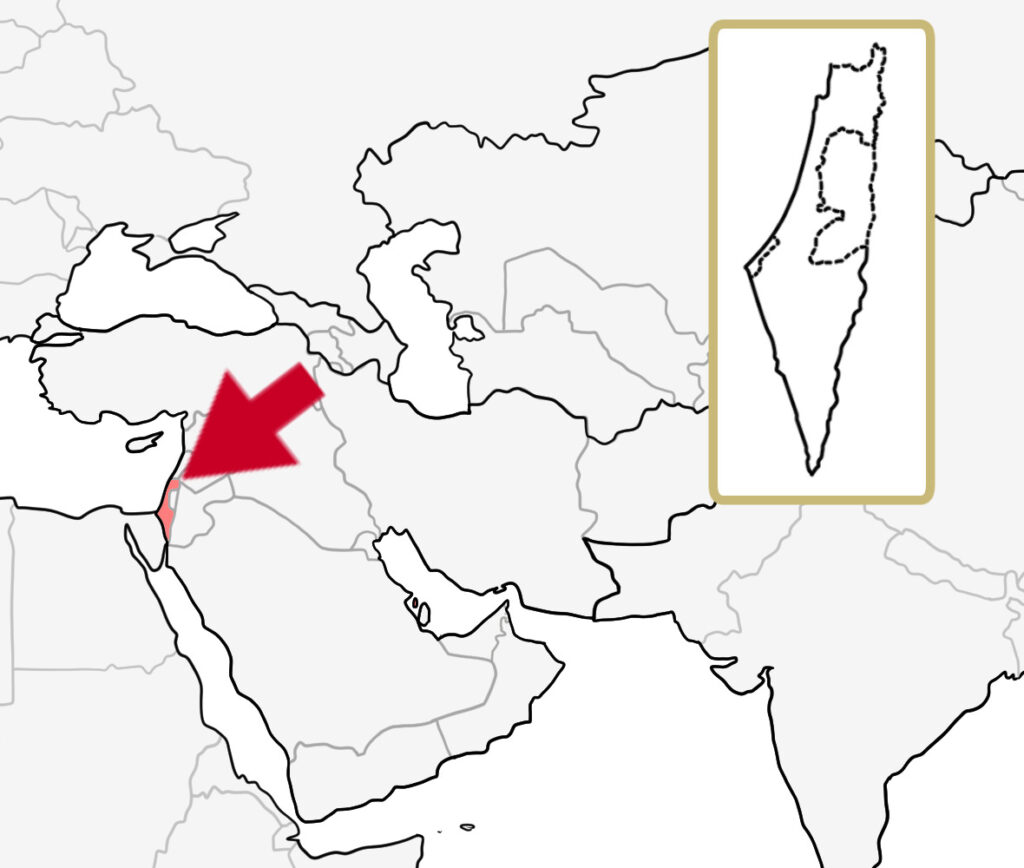 イスラエル 地図